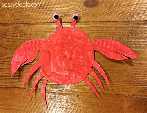 Paper Plate Crab Craft For Kids Crafty Morning