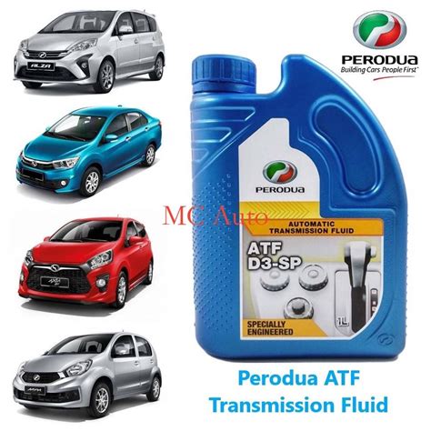 Perodua ATF D3 SP SP3 Auto Transmission Fluid Perodua GEAR Oil 1L