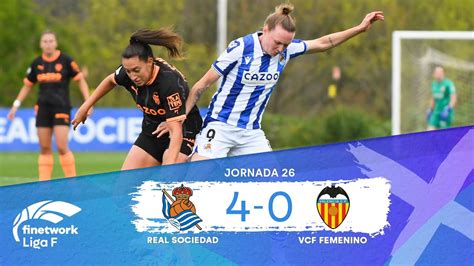 Resumen Y Goles Real Sociedad Vs Vcf Femenino Jornada Finetwork