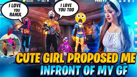 Cute Girl Propose Me Infront Of My Gf Gone Wrong ️🤯 Garena Freefire