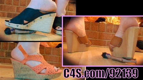 4k WEDGE DANCE WEDGES Vs TINY BBW Wedges Giantess Miss Brandi Sparxxx CUSTOM MISS