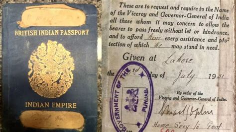 man shares grandfathers british indian passport   amused