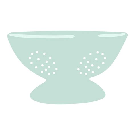 Premium Vector Sieve Colander Icon Kitchen Tools Silhouette Vector