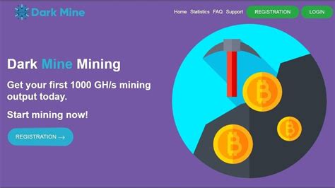 Dark Mine Mining Free Gh S Brand New Bitcoin Cloud Mining