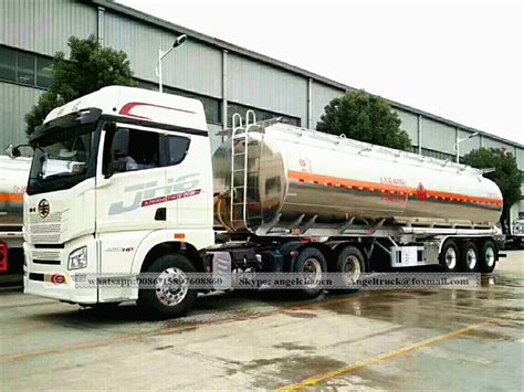 3 Axles Aluminium Alloy Fuel Tank Semi Trailer 42000 Litres Suppliers China 3 Axles Aluminium