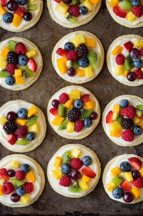 Sugar Cookie Fruit Pizzas Chewy Version Cooking Classy