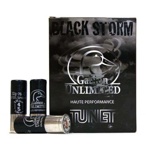 Cartouches Tunet Black Storm Cal G N