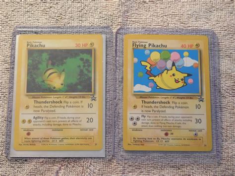 Mavin Pikachu And Flying Pikachu Black Star Promo And Pokemon