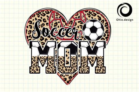 Soccer Mom Png Soccer Leopard Png Graphic By Ohiodesign · Creative Fabrica