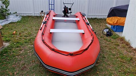 13 Inflatable Motor Boat With High Pressure Air Floor Low Price On Sale