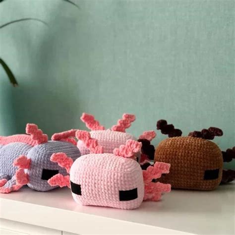 10 Adorable Axolotl Crochet Patterns