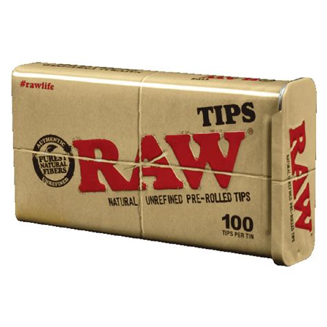 Raw Pre Rolled Tips Tin Infinity S End