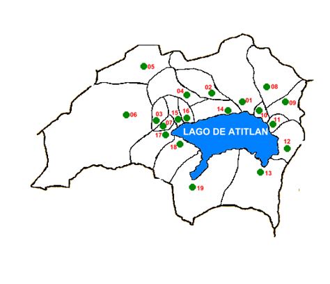 Mapa del departamento de Sololá Tamaño completo Gifex