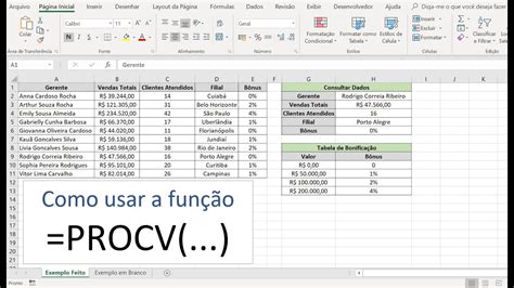 Como Usar Procv Em Duas Planilhas