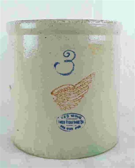 3-Gallon Red Wing Stoneware Crock - May 05, 2013 | California Auctioneers in CA