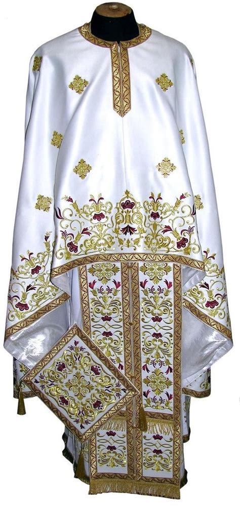 Greek Vestment Priest Robe Orthodox Vestments Priest Etsy Priest