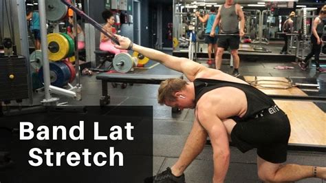 How To Do Band Lat Stretch Youtube