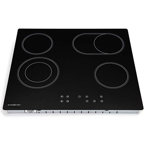 Eurochef 60cm Ceramic Cooktop 4 6 Zone Electric Glass Burner Top Flat Kitchen