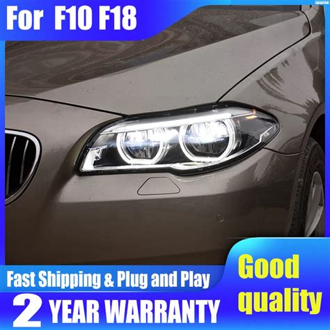 All Led Head Lights For Bmw F10 F18 Headlights 2010 2016 520i 525i 530i 535i M5