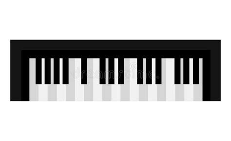 Projeto Do Cone Do Instrumento De M Sica Do Teclado De Piano