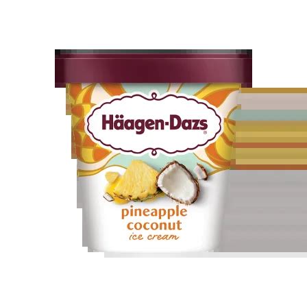 Pineapple Coconut Ice Cream H Agen Dazs