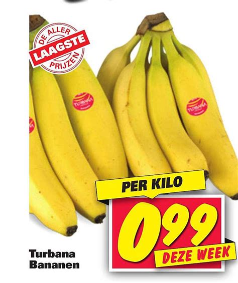 Turbana Bananen Aanbieding Bij Nettorama 1Folders Nl