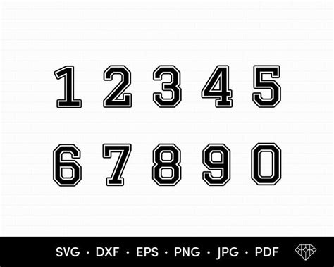 Jersey Letters Svg Jersey Font Svg Jersey Numbers Svg Etsy Jersey