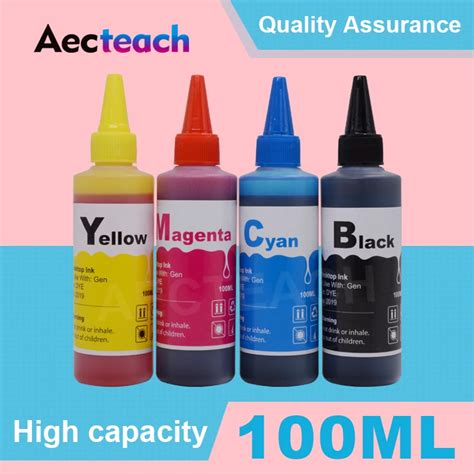 Aecteach 100ML Refill Dye Ink Kit For Epson T0921 92n Stylus T26 T27