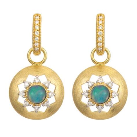 Moroccan Open Opal Earring Charms Judefrances