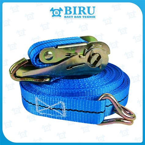 Jual Wipro Webbing Cargo Lashing Belt Wcl 1 Ton X 10 Meter Biru