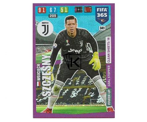 Fotbalová kartička Panini FIFA 365 2020 Goal Stopper 341 Wojciech