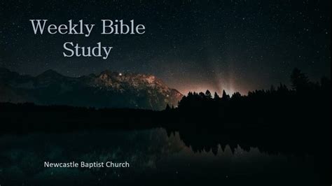 Weekly Bible Study The Holy Spirit In The Old Testament Youtube