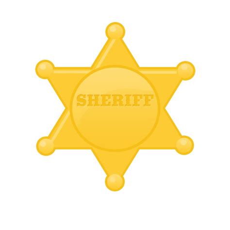 Estrela Xerife Sheriff Badge Country Western Velho Oeste Festa