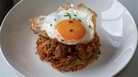 Kimchi Fried Rice With An Egg R Recipes