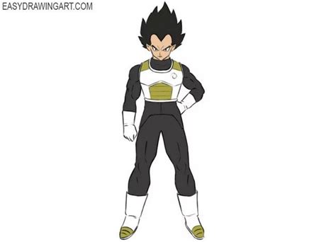 13 Easy Vegeta Drawings With Guide All Sands