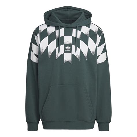 Buy Adidas Originals Mens Rekive Fb Graphic Hoodie Mineral Green