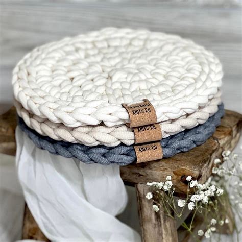 KITCHEN TRIVET Home Decor X Handmade Crochet Hot Pad X Modern Farmhouse Kitchen Decor X