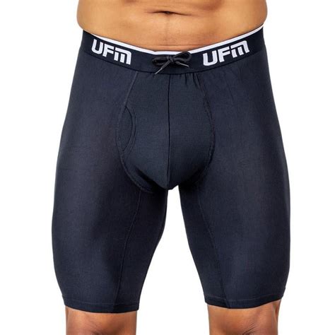 UFM Mens Underwear 9 Inch Inseam Bamboo Spandex Mens Boxer Briefs