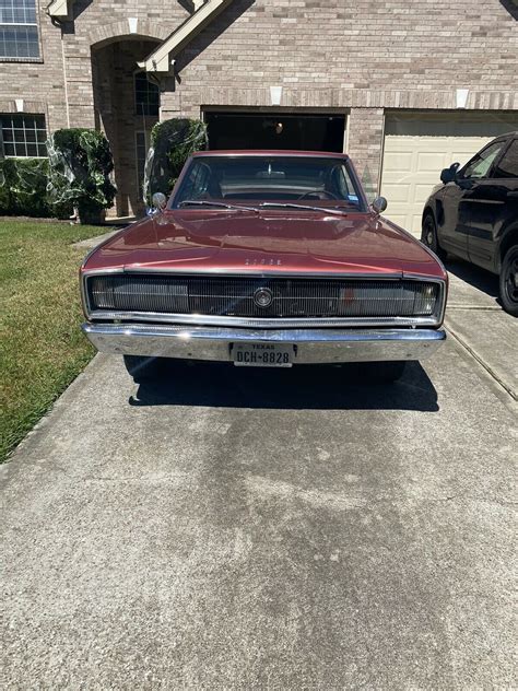 1966 Dodge Charger Coupe Red Rwd Automatic For Sale