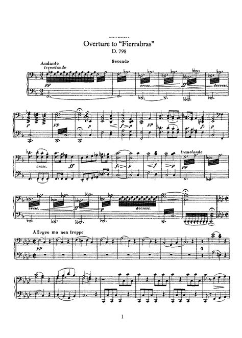 Fierabras D796 Schubert Franz Imslp Free Sheet Music Pdf Download