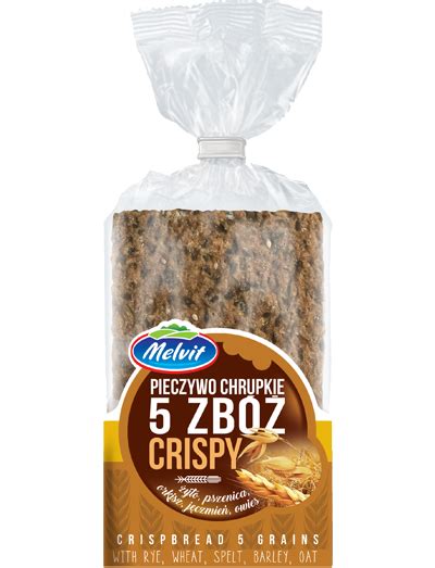 Pieczywo chrupkie Crispy 5 zbóż 130 g Melvit S A