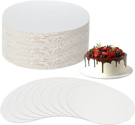 Amazon EATHEATY 50 Pack Cake Boards Round 12 Inch White Cake