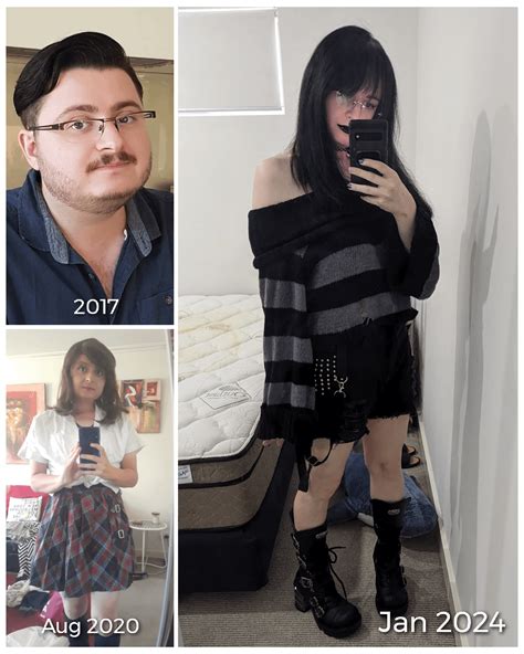 3 Years Hrt I Always Joked About The Goth Gf Thing F31 Rtranstimelines