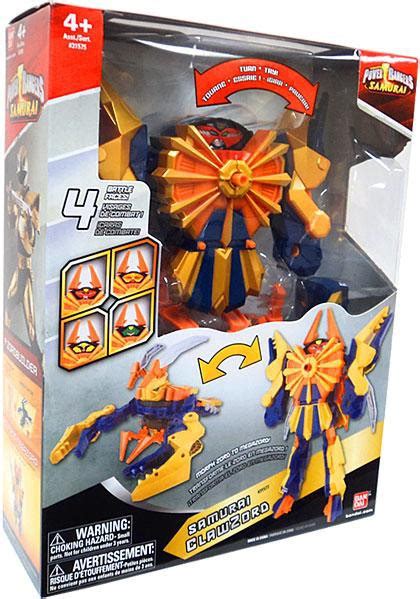 Power Rangers Samurai Deluxe DX Samurai ClawZord Action Figure Bandai - ToyWiz