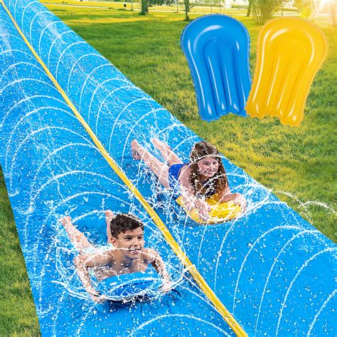 Syncfun 30ft X 6ft Huge Water Slide Heavy Duty Lawn Water Slide With