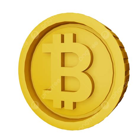 D Bitcoin Cryptocurrency Rendering Cryptocurrency Bitcoin