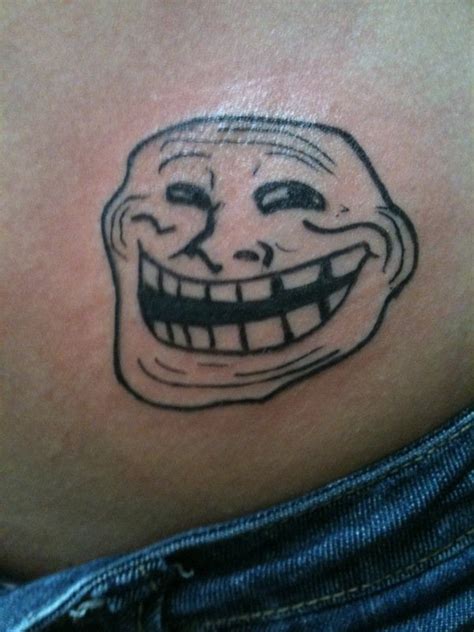 Third tattoo: Trollface : r/coveryourselfinoil