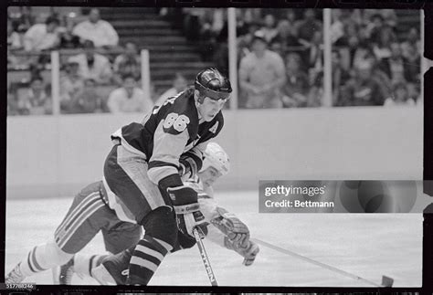 Mario Lemieux Of The Pittsburgh Penguins Skates On The Ice During News