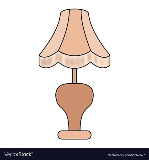 Abstract Old Lamp Royalty Free Vector Image Vectorstock