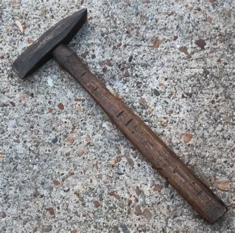 Antique Vintage Plumb Brick Mason Rock Prospecting Hammer Made Usa Ebay